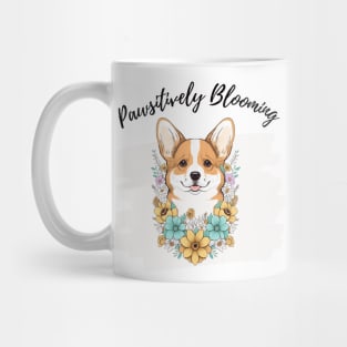Flower Dog T-shirt Mug